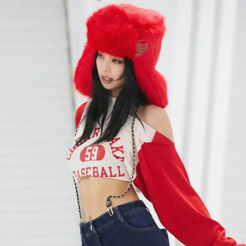 K-pop Idol Outfit Women Crop Tops Jazz Dancewear Streetwear Hip Hop Clothes Stage Costume Festival Clothing Dancer Outfit 2025