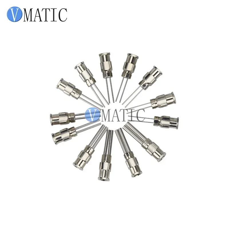 شحن مجاني 12 قطعة 1/2 بوصة 8G-27G نوع مزدوج جميع إبرة الفولاذ المقاوم للصدأ #2