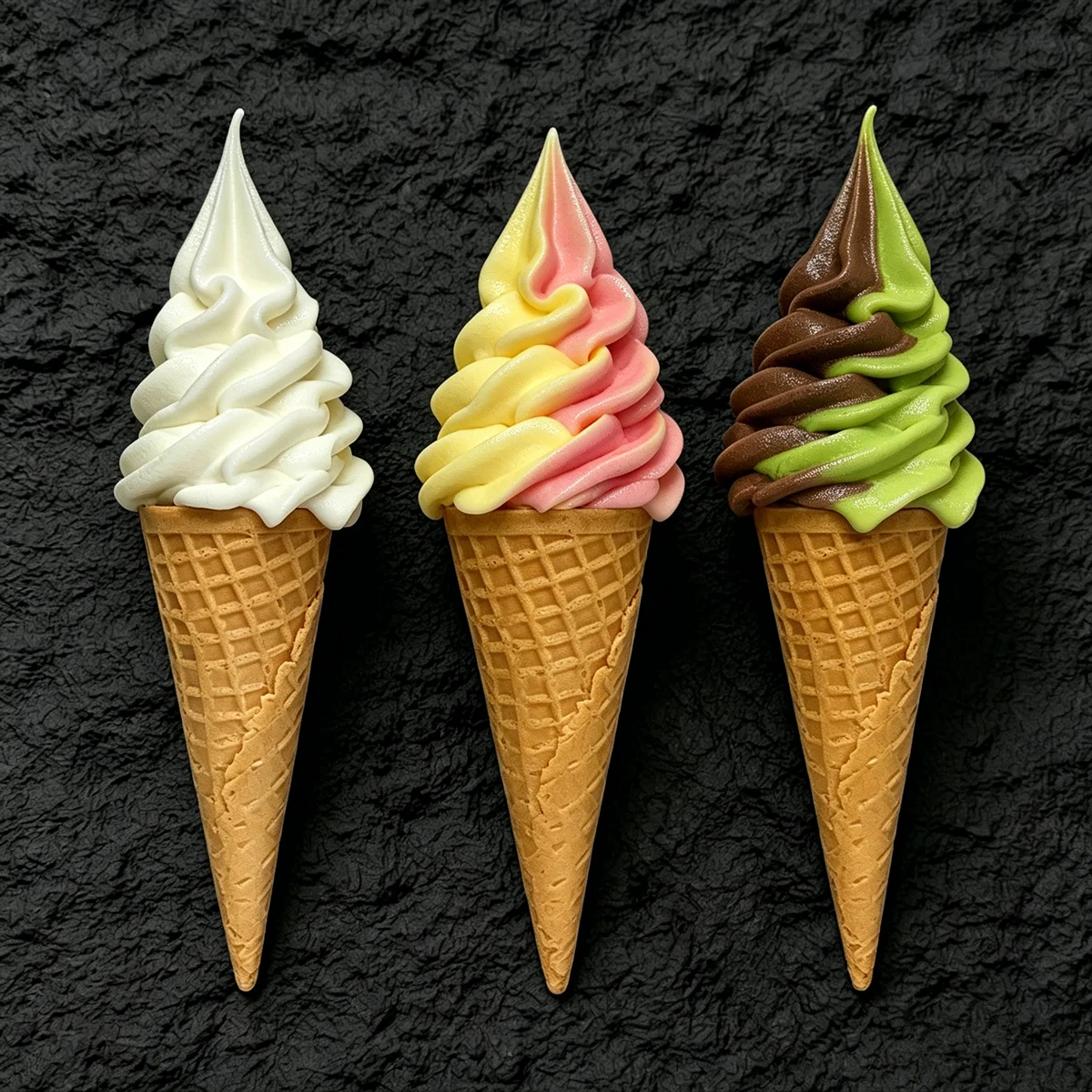 18cm Künstliche Weiche Eiscreme-Waffel, Fake Swirl Sundae Dessert, Realistische Lebensmittel-Fotografie-Requisiten für Café, Schaufenster und Küche – Detail 9