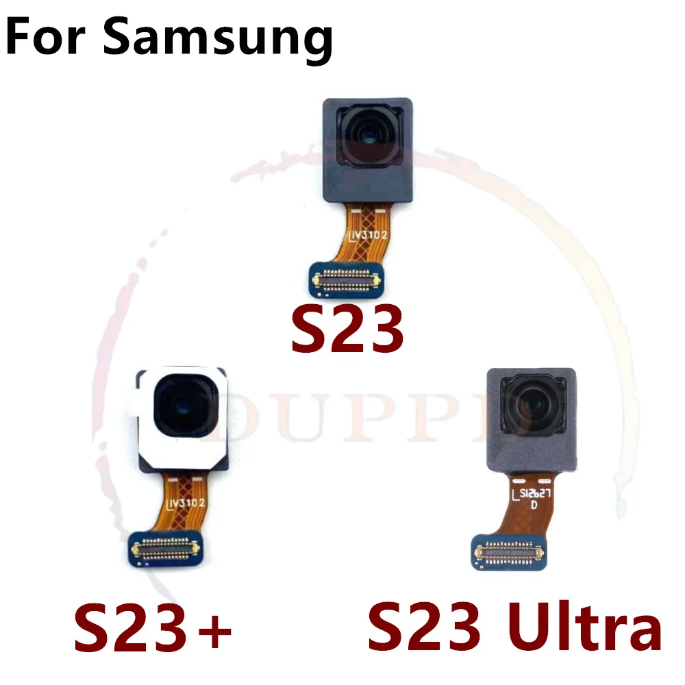 Front Facing Camera For Samsung Galaxy S23+PLUS Ultra S911 S916 S918 Iris Scanning Small Selfie Camera Module Flex