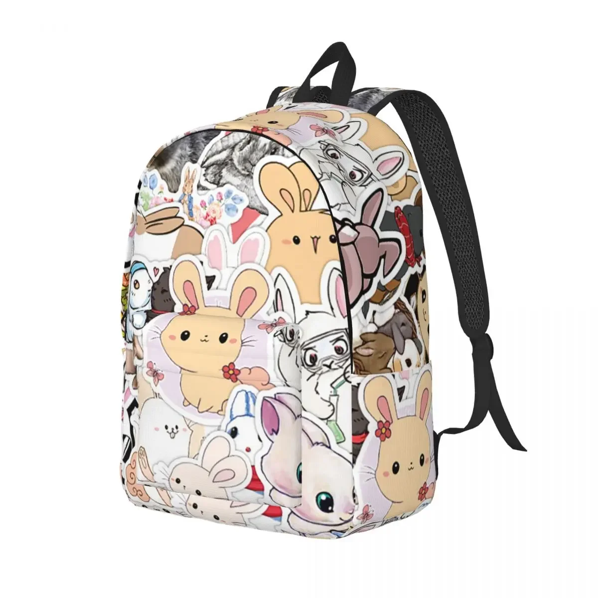 Cute Animal Rabbit Backpack for Kindergarten Primary School Student Cartoon Mammal Bookbag Boy Girl Kids Daypack Travel