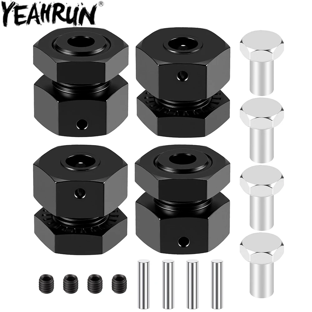 YEAHRUN Alu Alloy Wheel Hex Adapters Convert 14mm to 17mm for 1/8 A-RRMA VENDETTA 3S BLX Upgrade Parts