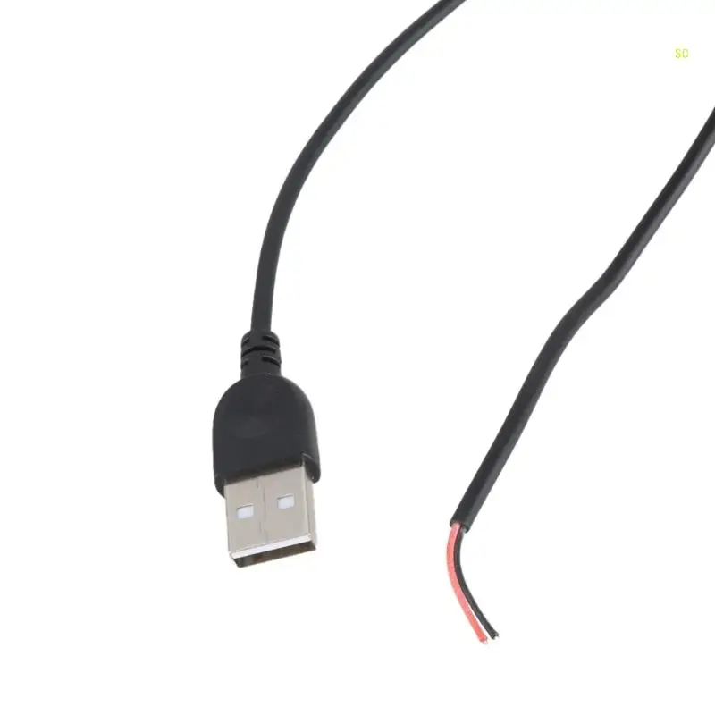 USB Charging Cable USB Male 2Pin Pigtail Cable for Fans Cameras Speakers Dropshipping