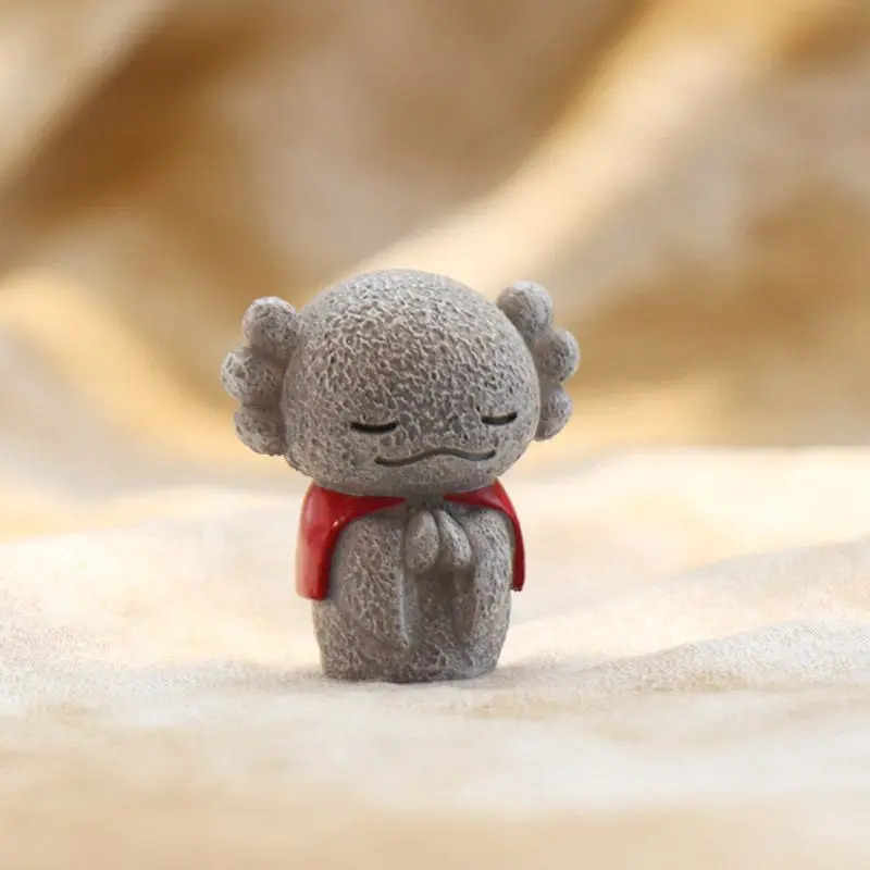 ديكور منضدية يابانية صغيرة على شكل حيوانات ديزانغ دارما شيبا إينو لطيف على شكل رسوم متحركة منظر طبيعي صغير مصنوع يدويًا لغرفة المعيشة #4