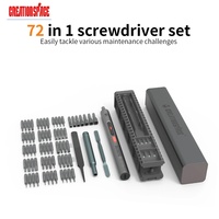 CreationSpace Mini Electric Screwdriver Set CS0706A DC Cordless Screwdriver with LED Light for Precision Equipment Maintenance