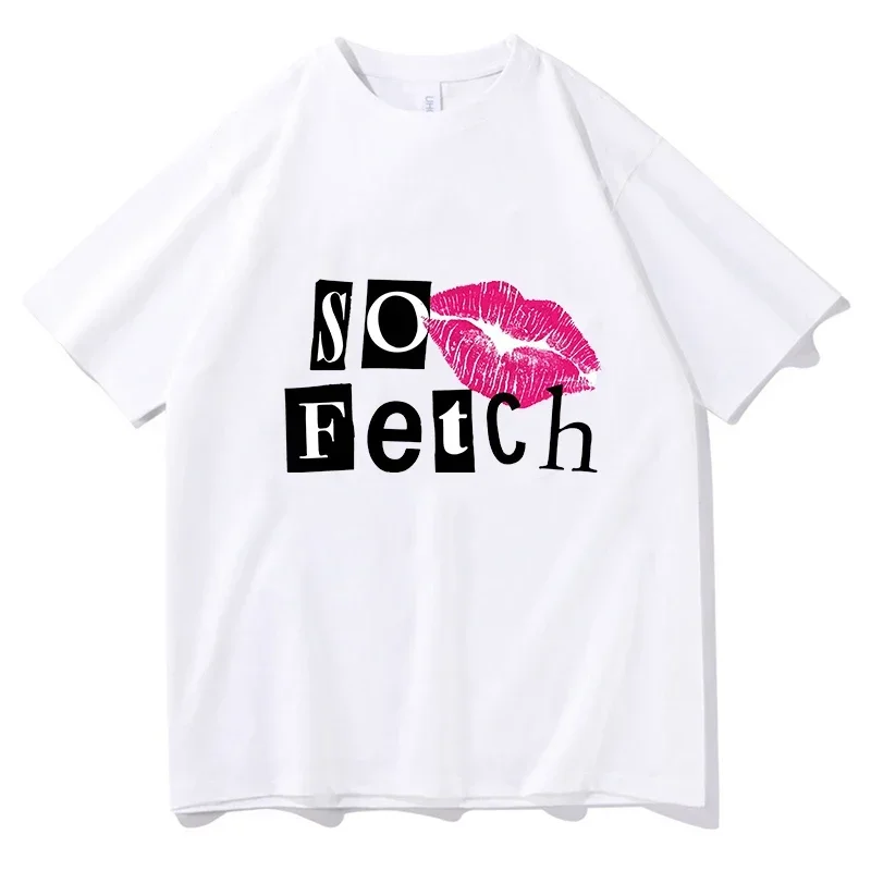 Harajuku Aesthetic T-shirts Mean Girls A Little Bit Dramatic Tshirts MEN T Shirts Popular Short Sleeve Streetwear Women Clothing
