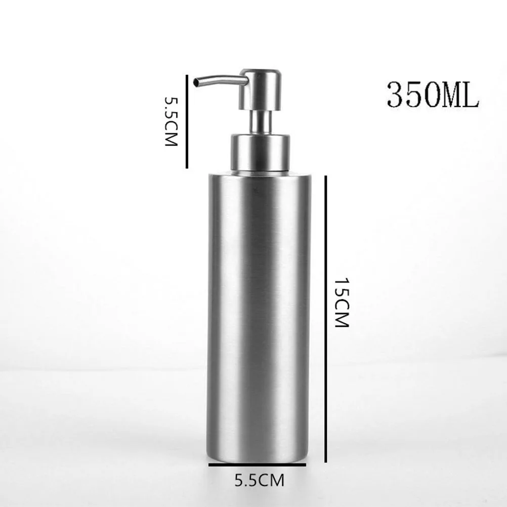 

1Pcs Stainless Steel Soap Dispenser Smooth Surface for Kitchen Bathroom Foaming Lotion Dispenser Liquid Soap Pump