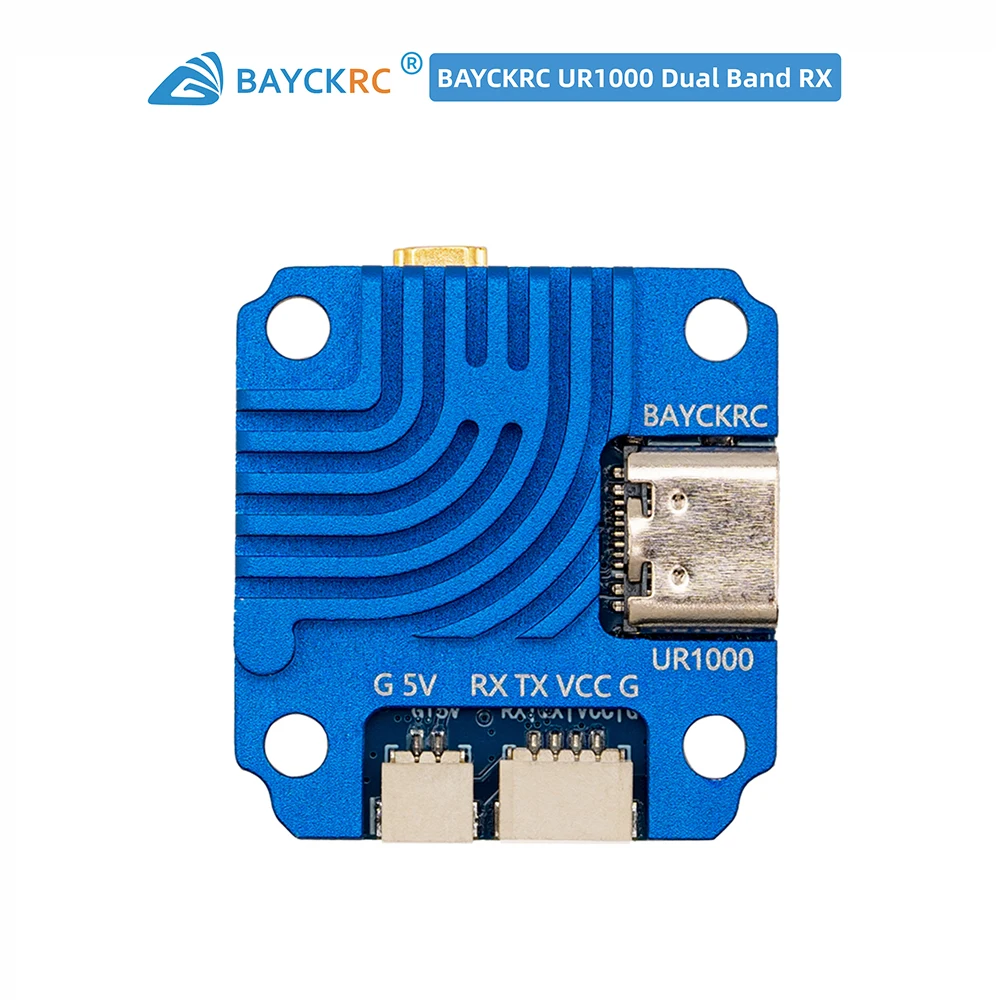 BAYCKRC UR1000 Dual Band RX Receiver ELRS 868Mnz/900Mhz/2.4Ghz For FPV Long Range Racing Drone Quadcopter