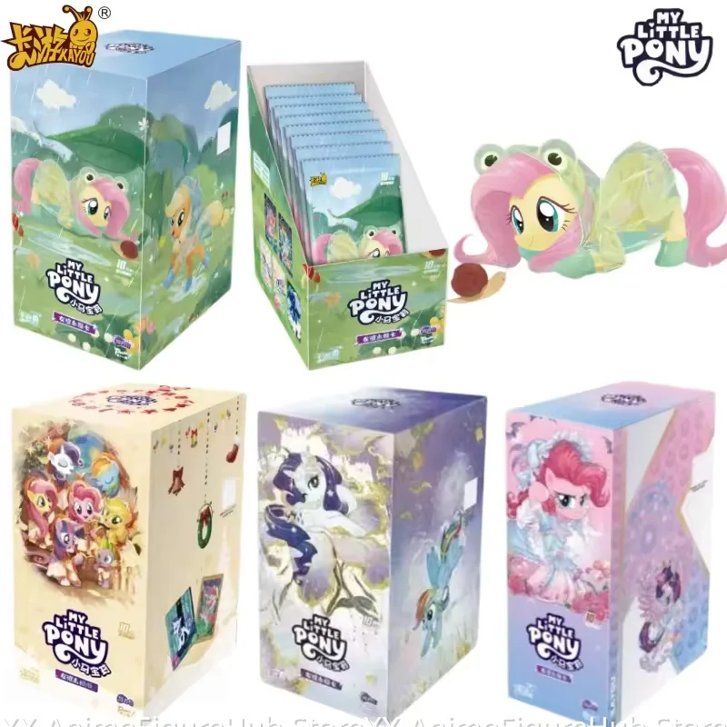 KAYOU Official My Little Pony Friendship Forever Collectible Trading Cards Series 10 11  Fluttershy Cartoon Card Collection Gift