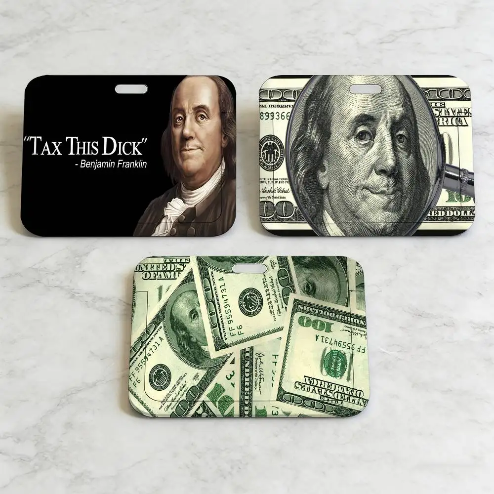 

Забавный чехол для ID-карты Art Franklin Tax This Dick с ремешком на шею, держатель для бейджа сотрудника, студенческий шнурок, обложка для именной карты