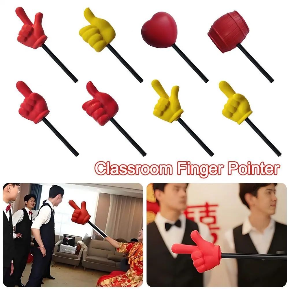 휴대용 핸드 헬드 교육 스틱 플라스틱 게임 활동 소품 파티 댄스 공연 용품을위한 제스처 스틱 포인트 스틱
