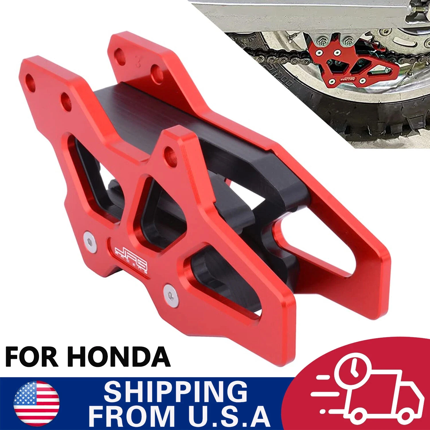 

Защита направляющей цепи с ЧПУ для мотоцикла HONDA CR125R CR250R CRF450X 2005-2007 CRF250R CRF450R 2005-2006 CRF250X 2006