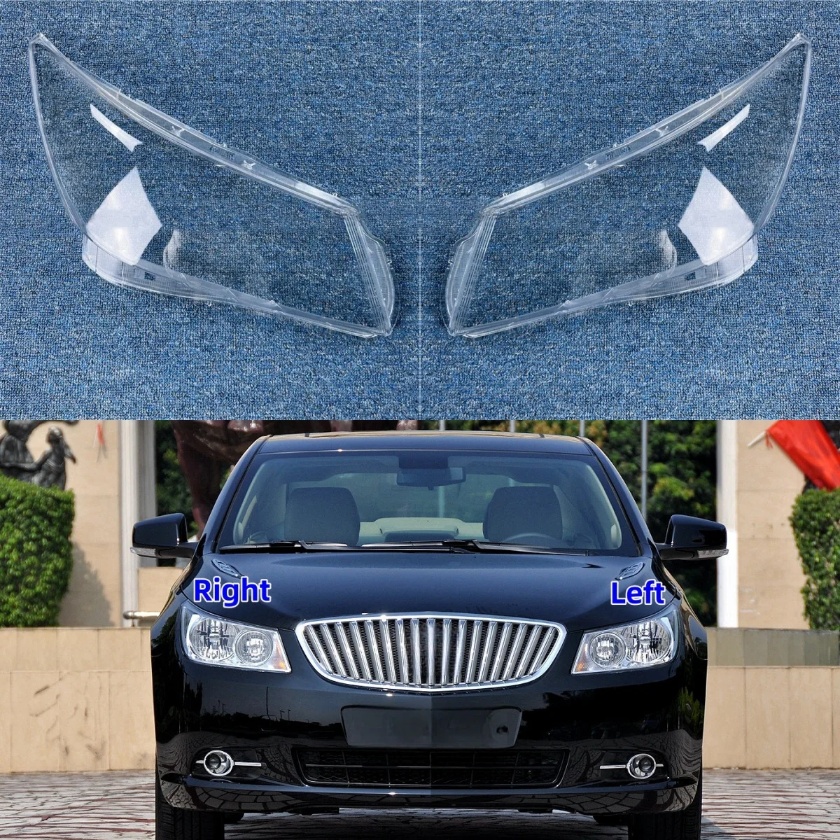 Car Headlight Cover For Buick Lacrosse 2009 2010 2011 2012 Headlamp Lens Transparent Lampshade Shell Replace The Original Glass
