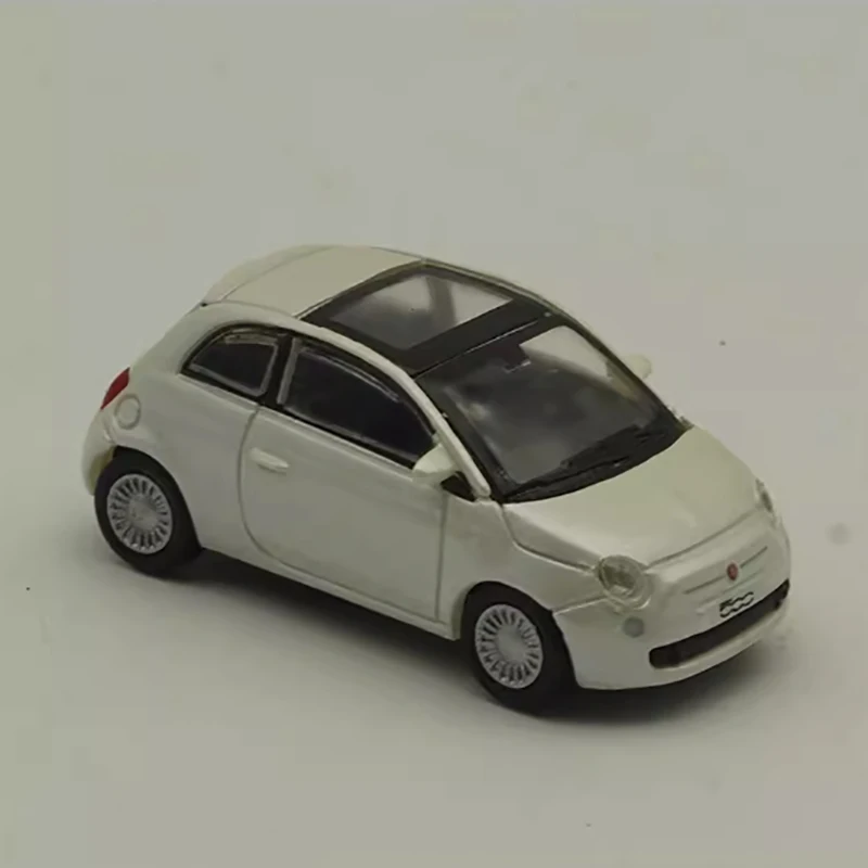 1:87 Scale FIAT 500 Plastic Car Model Finished Product Simulation Toy Collection Gift Static Model Display Souvenir