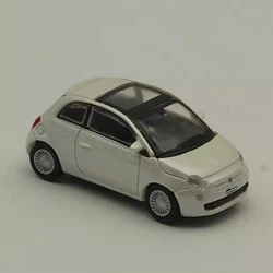 Plastikowy Model samochodu w skali 1:87 FIAT 500 gotowy produkt do kolekcji zabawka symulacyjna pamiątki z prezentami do Model statyczny