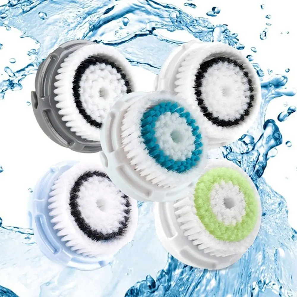 Brosse nettoyante à ultrasons pour le visage, livres de blanchiment portable, nettoyants pour l'acné normale, tête de remplacement, sonique, unique