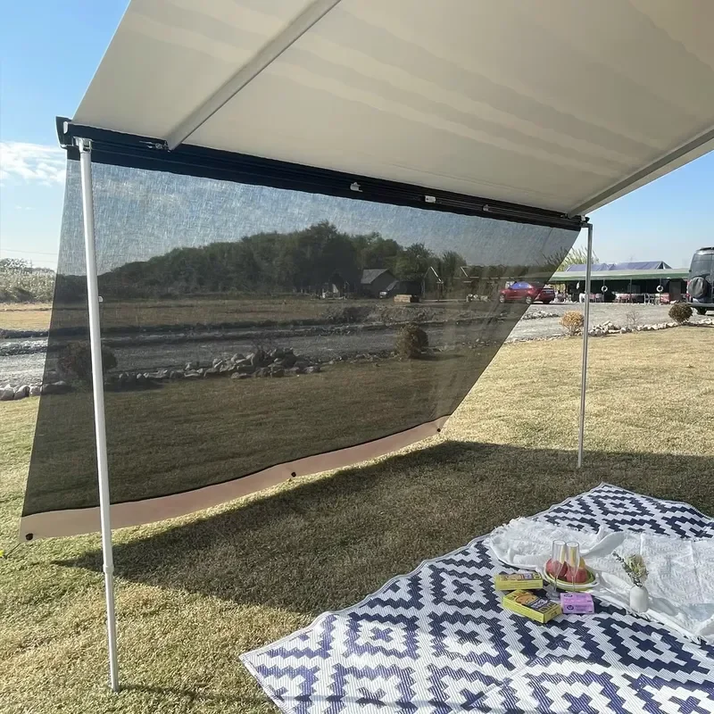 Car Side Awning Sunshade Curtain SUV 4x4 Off Road Camping Vehicle Mounted Awning Accessories Outdoor Shelter Tent