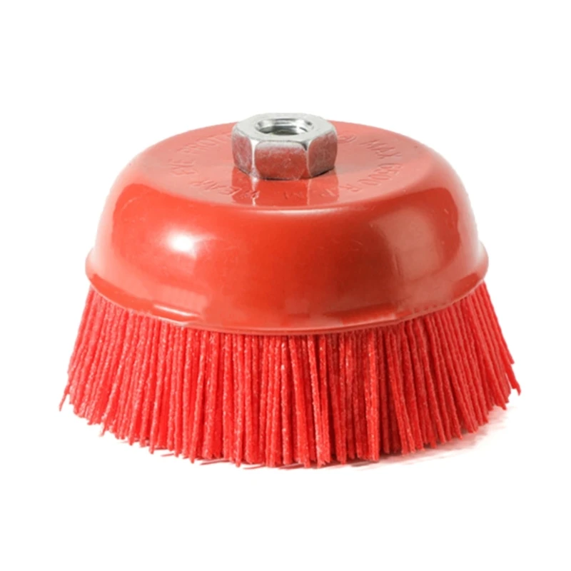 100x M14 Cup Nylon Abrasive Brush Wheel 3\