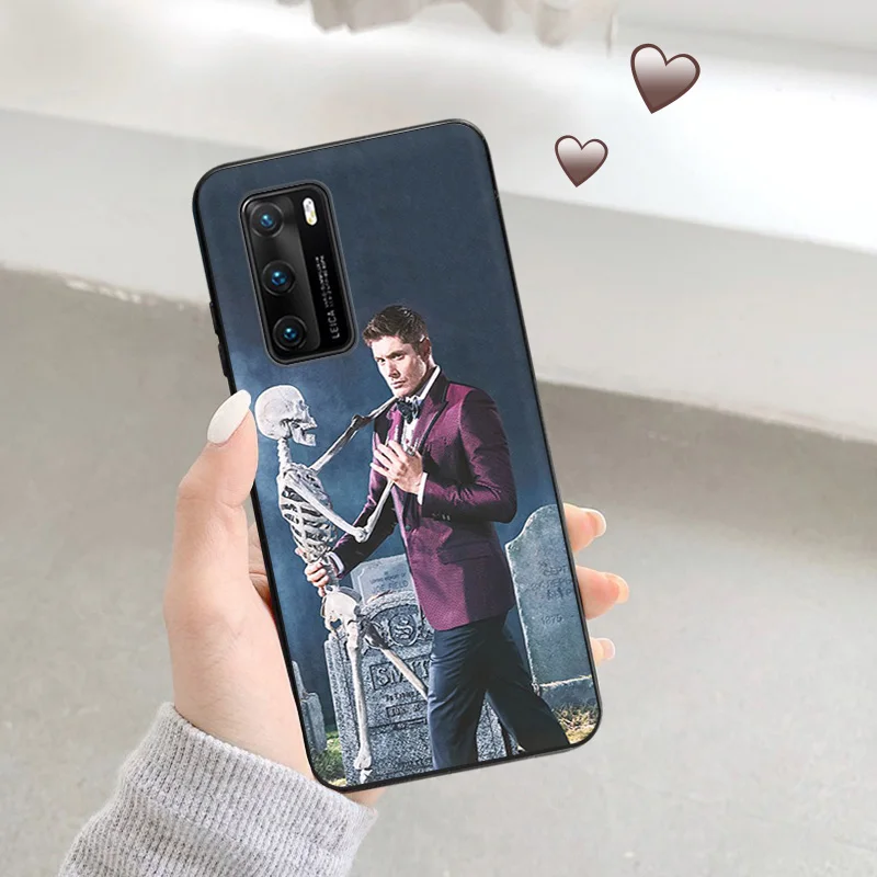 Matte Soft Phone Case for Honor X7 b X8 X9 X6 a 90 70 8X Magic5 Supernatural We Are Home Huawei P40 P30 P20 P Smart Black Cover