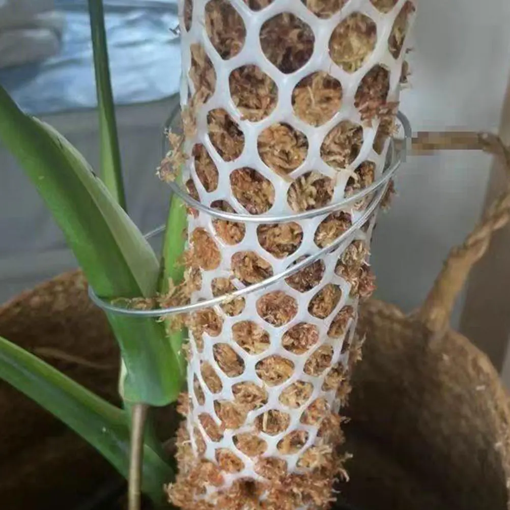 

1 Set Moss Pole Netting Polyester Plant Climbing Net For Garden Potted Plants Vine Vegetable Flower Support Moss Pole Mesh Kit