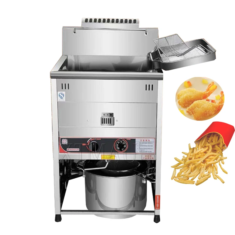 

Commercial 30L Electric Countertop Fryer Stainless Steel Deep Fryers For Restaurant Home Use