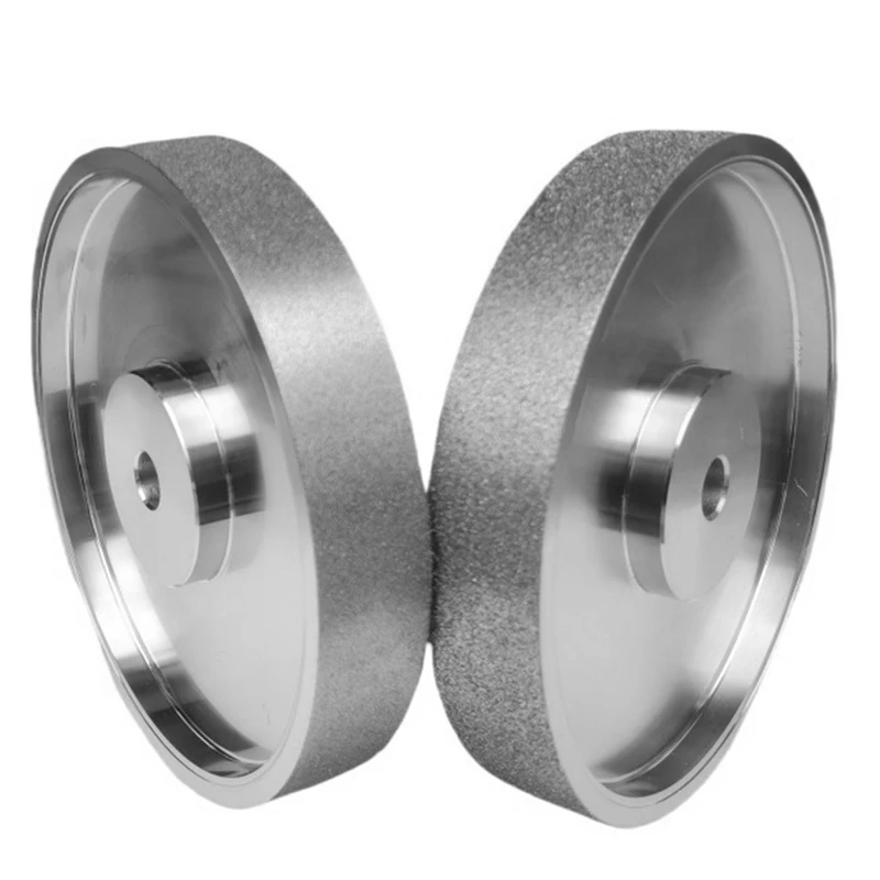 CBN Grinding Wheel, 6Inch Dia X 1Inch Wide, With 1/2Inch Arbor, Diamond Grinding Wheel For Sharpening HSS, 80 Grit