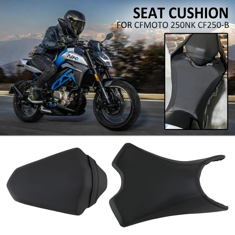 

Motorcycle Front Rear Seat Cushion Fairing Cowl Hump Cover Leather Pillow Pad Cushion FOR CFMOTO 250NK 250 NK CF250-A 2018-2021