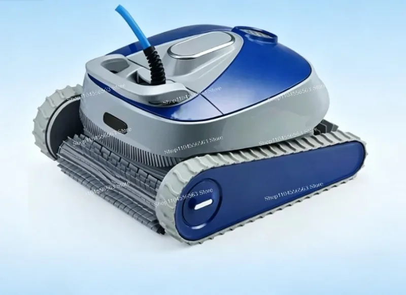 Robotic Pool Cleaner: Automatic Floor & Wall Scrubbing with Smart Navigation