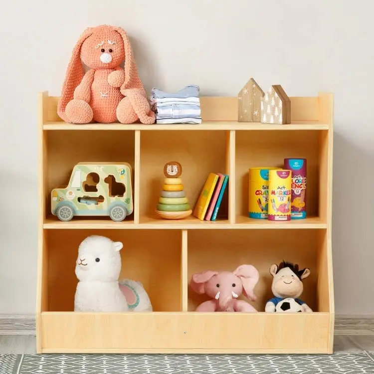 e armazenamento de brinquedos, prateleira de livros montessori de 3 camadas com grande capacidade de armazenamento, prateleiras perfeitas para livros de berçário para quartos de crianças, sala de jogos