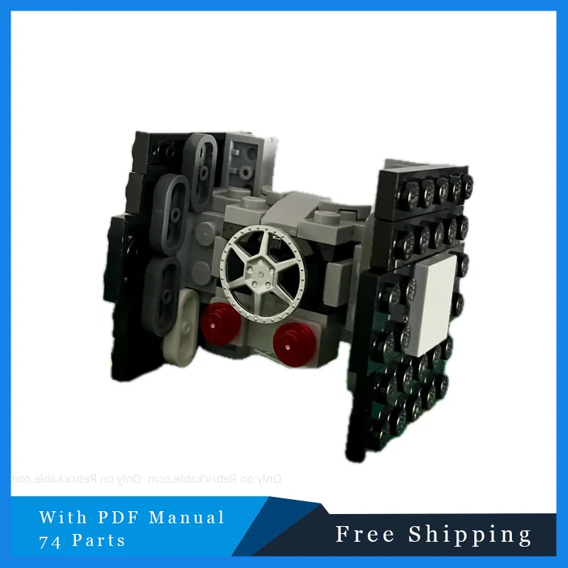 74 pièces Star Battle série modèle briques de construction titane combattant technologie modulaire cadeaux vacances assembler jouets pour enfants costume