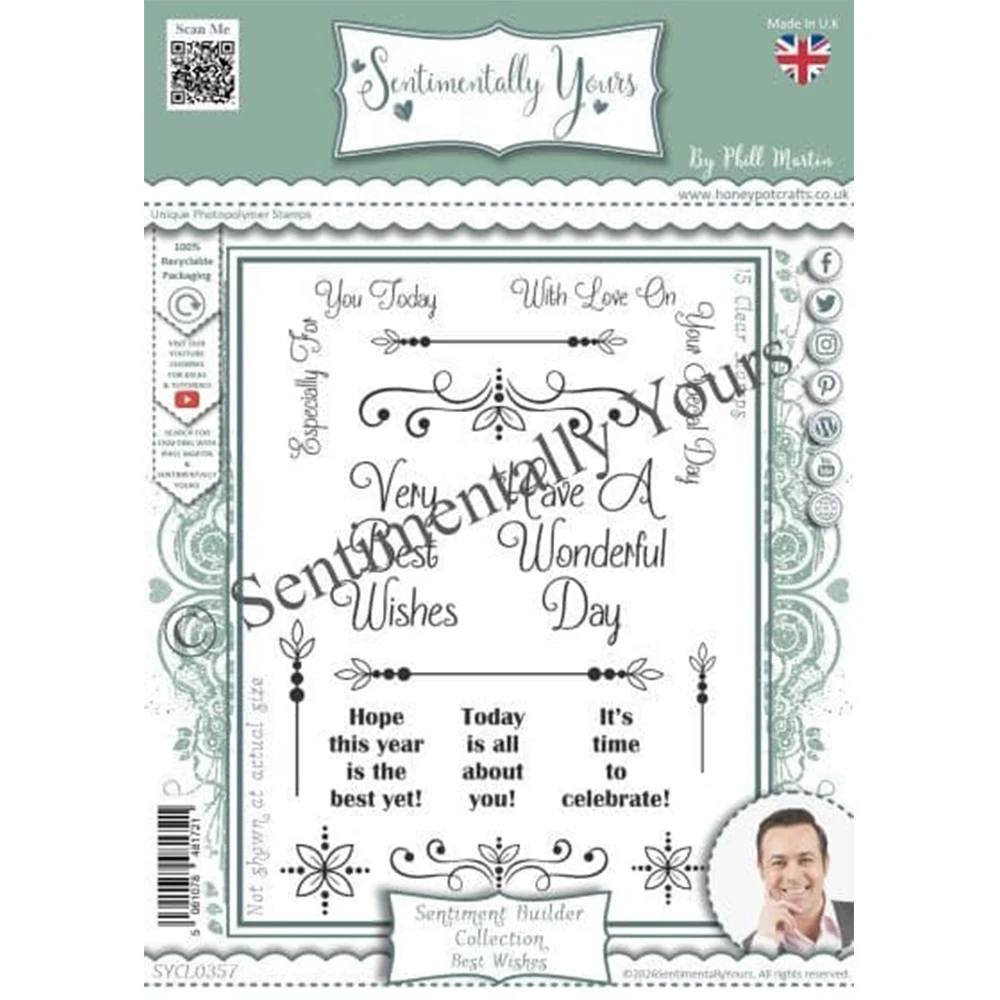 2026 New Sentiment Scripts Metal Cutting Dies Clear Stamps Scrapbooking Handmade DIY-Album Embossing Birthday Greeting Card
