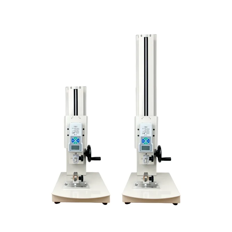 Digital hand crank tension pressure testing machine push-pull force meter rack spring tension stress testing instrument