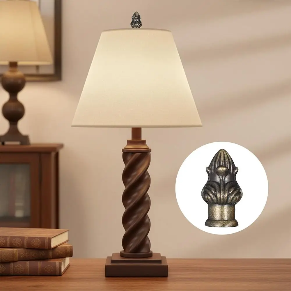 Decorative Bronze Finish Lamps Harp Kit Standard Universal Lamp Shade Holder DIY Shade Bracket Table Lamp