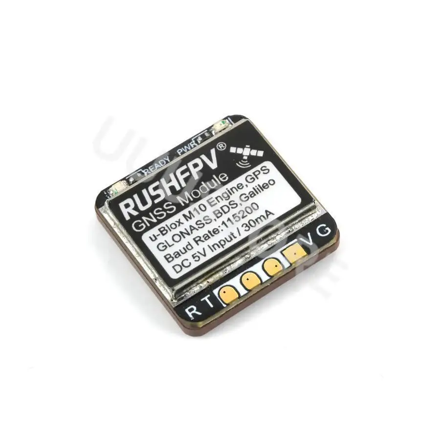 MINI M10 UBX NMEA RUSHFPV GNSS módulo GPS de protocolo Dual antena cerámica integrada para avión RC FPV largo rango de piezas de bricolaje