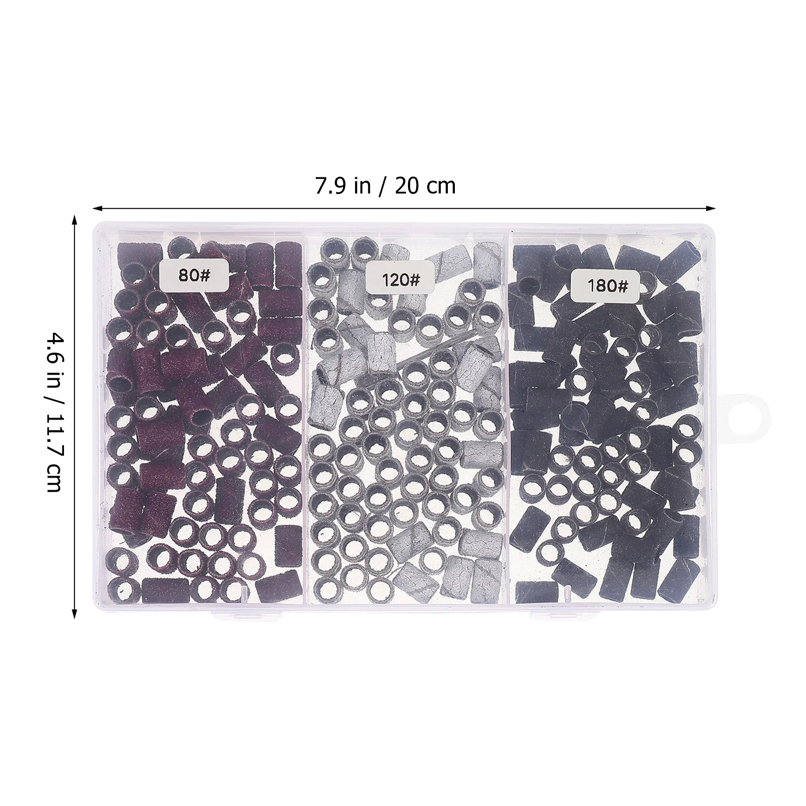 210 قطعة مانيكير الرمال الدائري دائم مسمار تلميع رئيس لطحن الأظافر الطبيعية إزالة الجلد الميت مانيكير أداة تجليخ #3