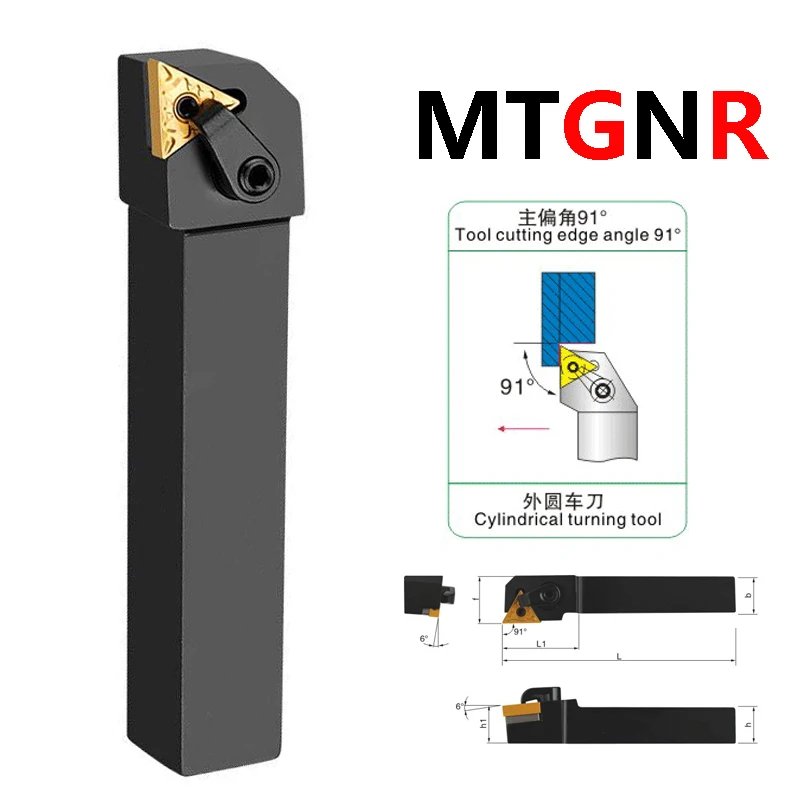 LIHAOPING MTGNR MTBNR MTWNR MTQNR MTFNR MTENN MTJNR 2020K16 Lathe Machine Cutter External Turning Tool Holder CNC TNMG Inserts