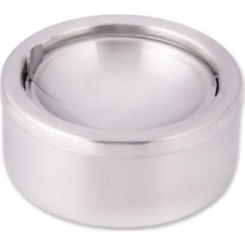 Epinox Push Metal Ashtray Or Ash Tray 12 cm