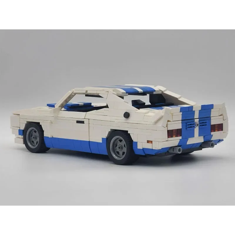 MOC-186216 Movie Clip Supercar Building Block Model 1265 Parts MOC Creative Custom Kids Birthday Building Blocks Toy Gift