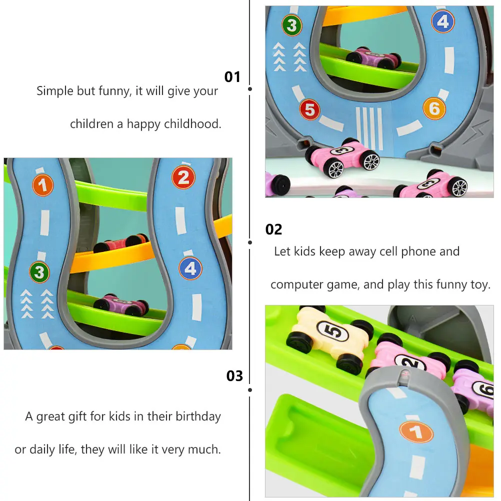 

Track Car Toy Early Education Educational Playthings Abs Child Gliding Children's Interactive Kids