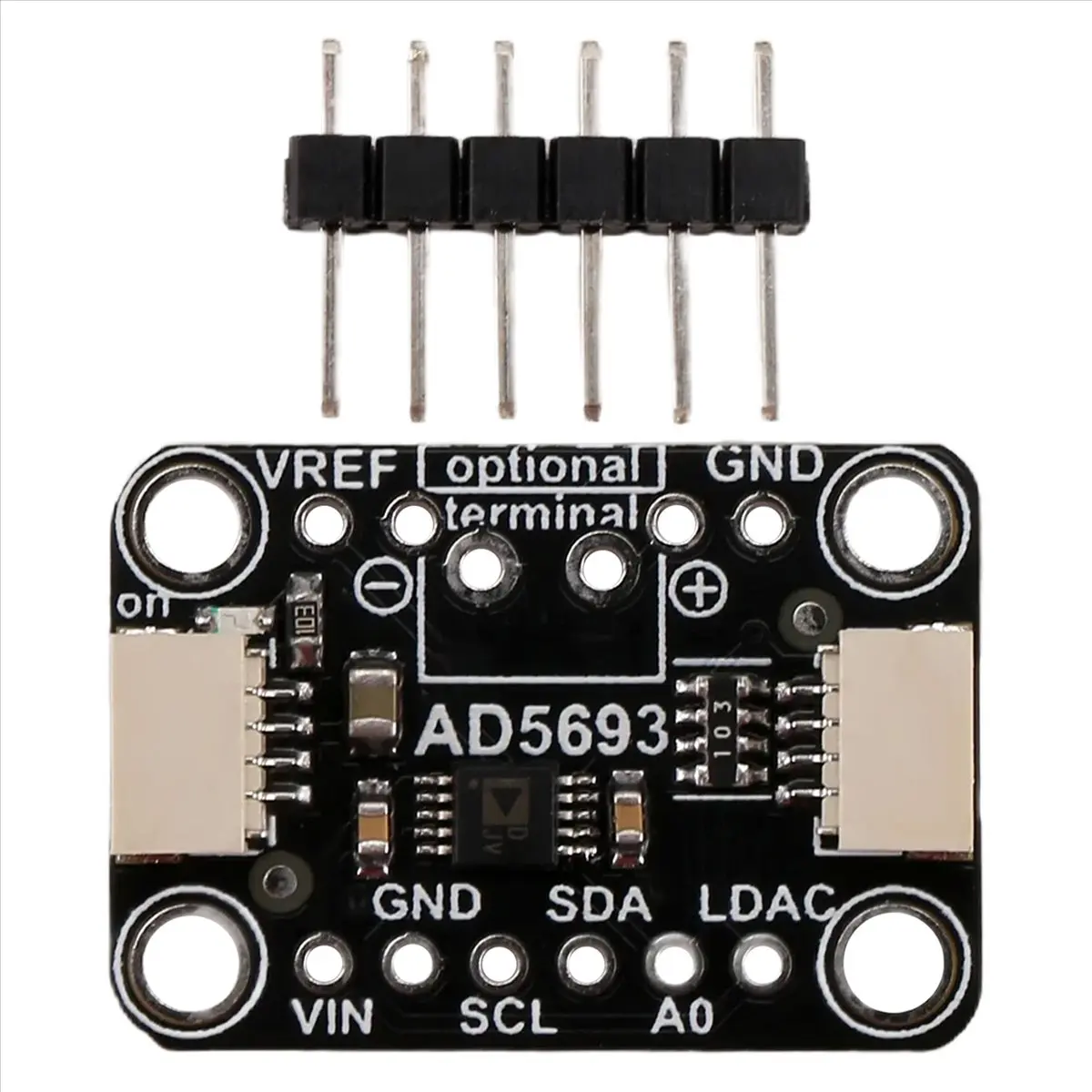 ABAN AD5693R Breakout Board Interface 16-Bit Module Compatible with STEMMA QT Qwiic