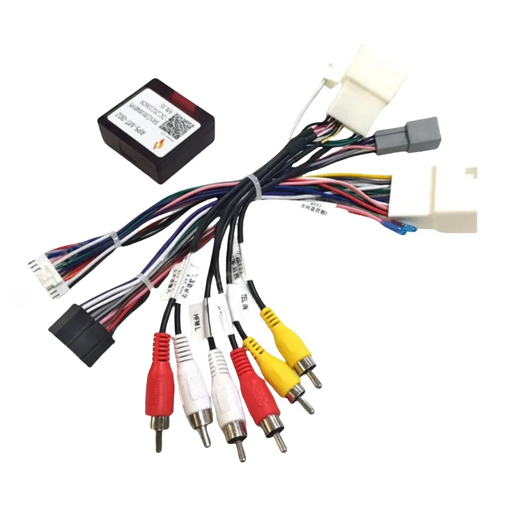 

Car 16pin Audio Wiring Harness With Canbus Box For Mitsubishi Outlander Support 360 Aftermarket Stereo Installation Wire Adapter