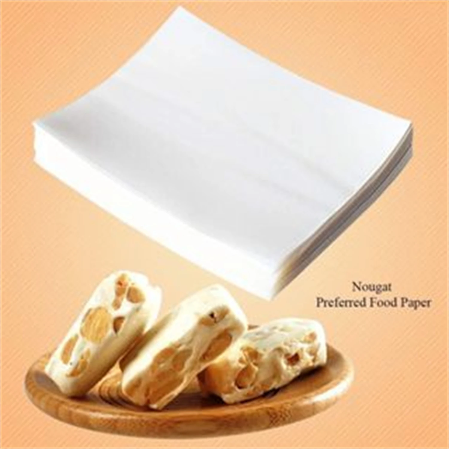 Glutinous Rice Paper Candy Wrapping Wafer Paper Sheets Rice Paper for Candy and Chocolate Making, decorating tools bakin