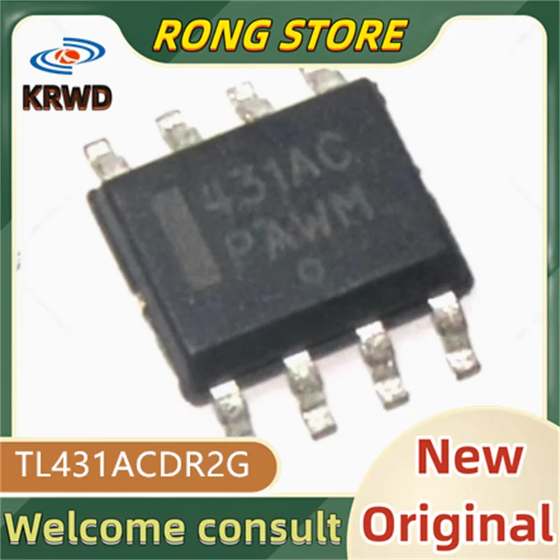 20PCS 431AC New and Original Chip IC TL431ACDR2G TL431ACDR2 TL431ACDR TL431AC SOP-8