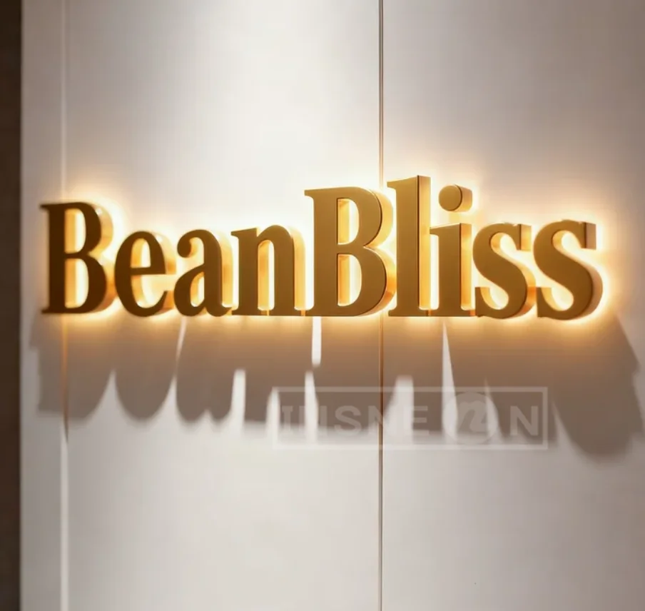 3d Letters Acrylic Sign Custom Neon Luxury Brand Logo Business Led Signs Signboard Light Poster Letter Signage Company Luminous