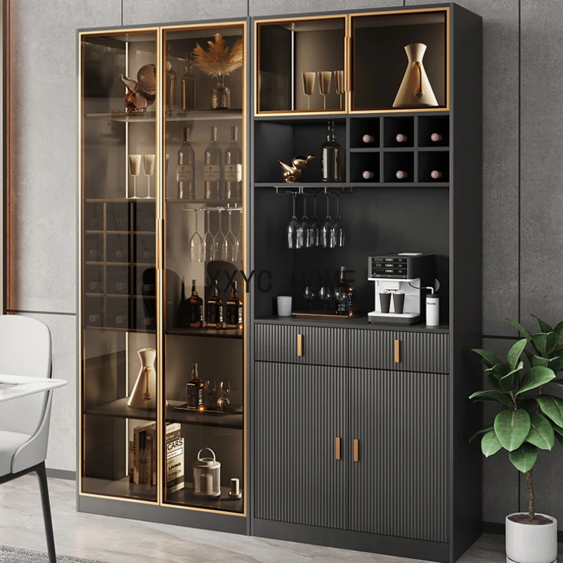 

Ranking Living Room Cabinets Storage Clothes Glass Luxury Display Cabinet Kitchen Bathroom Credenza Vitrine Furniture HD50GZ