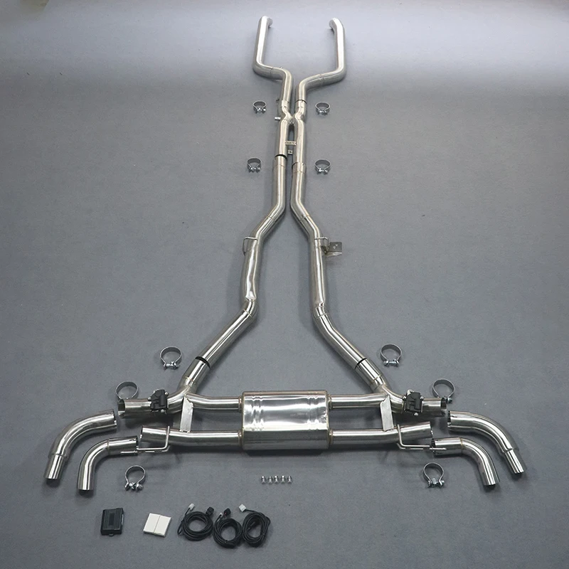 Factory Price Perfect Fitment Sound Catback Exhaust Pipes With Valve for X5 G05 M50I 2019-2022 5
