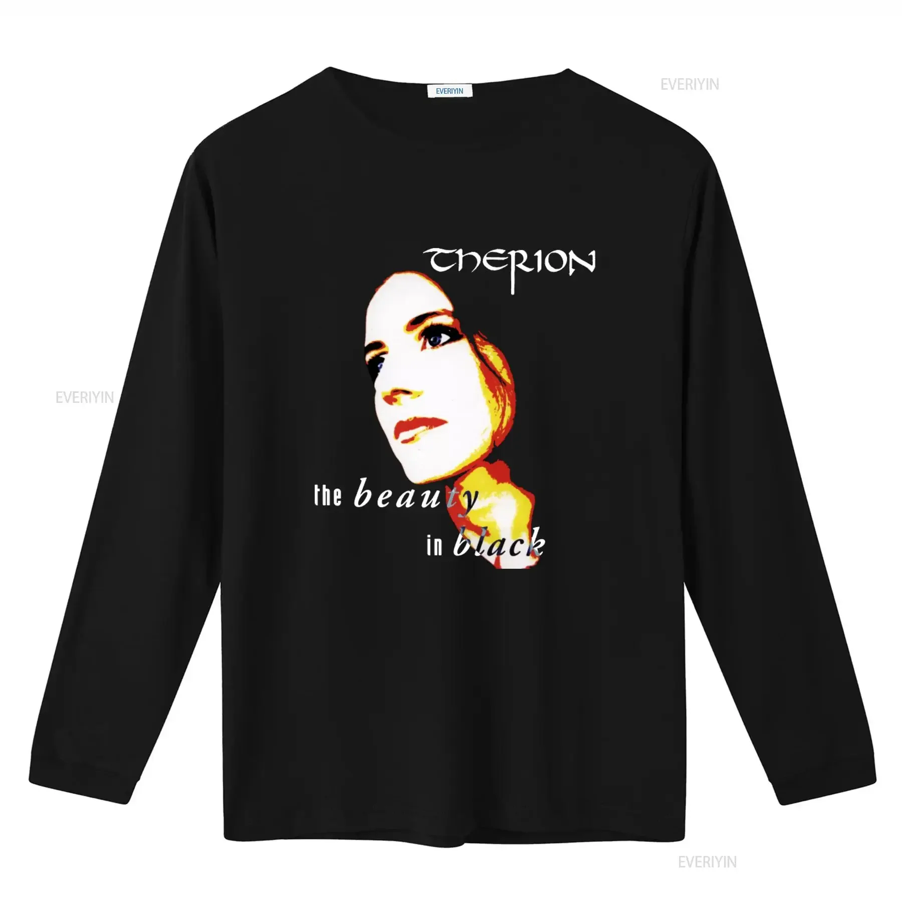 Therion The Beauty In Black T Shirt  Cotton for Men S 5XL Stylish Design NB112 vintage Washed Versatile Stretched fashion
