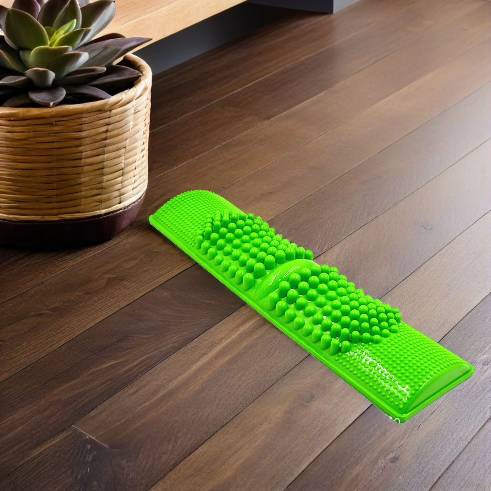 

Massaging Mat Green Plastic Acupressure Pad For Feet Pain Relief Stress Relaxation At Home Office Foot Massager Foot Massaging