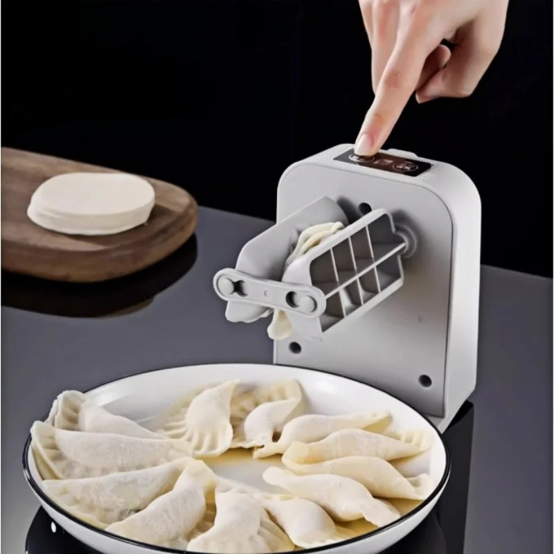 Automatic Electric Dumpling Maker Machine - Compact Home Use, Fast Press Tool for Kitchen | New Design Easy Cooking