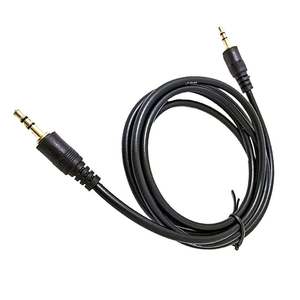 

3.5Mm Male To Male Audio Cable Stereo Sound Lossless Transmission For Smartphones Tablets Pc Aux Extension Cord Black